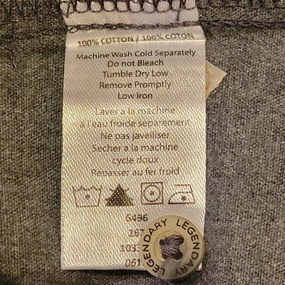 Legendary Whitetails Firelight Gray and Black Popover Flannel Tunic NEW Size XL - Picture 12 of 15